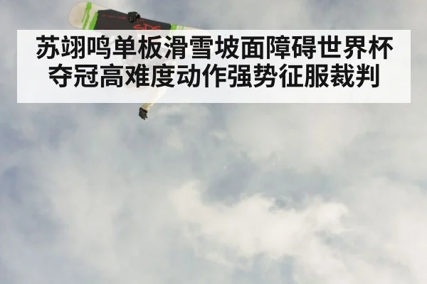 苏翊鸣单板滑雪坡面障碍世界杯夺冠高难度动作强势征服裁判